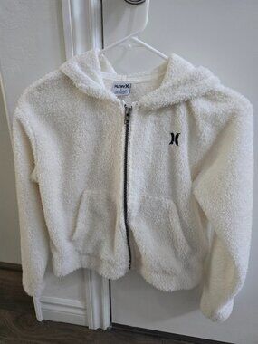 Girls Hurley Cropped Sweatshirt Large